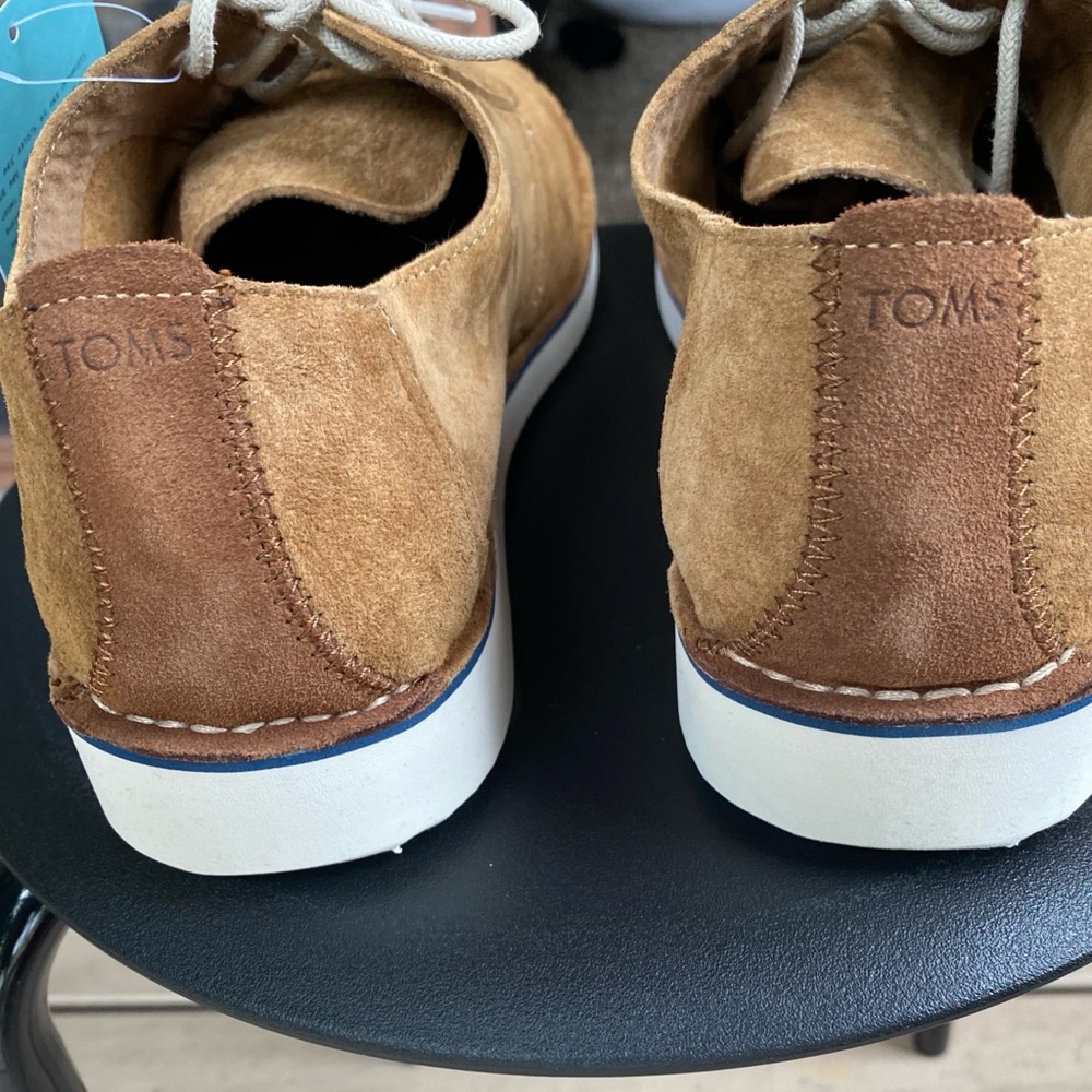 Toms Brown Suede Shoes Mens Size 10 - Picture 6 of 10